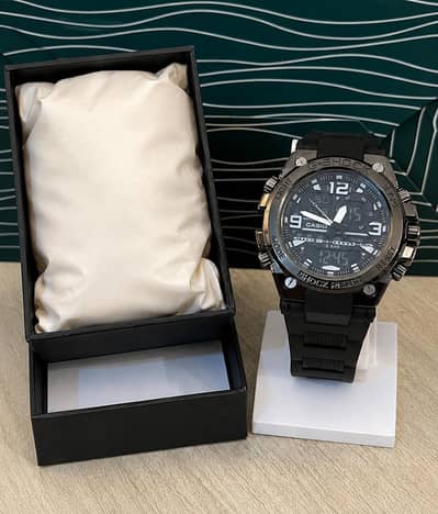 Dual Display Sports Watch (Analog + Digital) | 5 BAR Water Resistant
