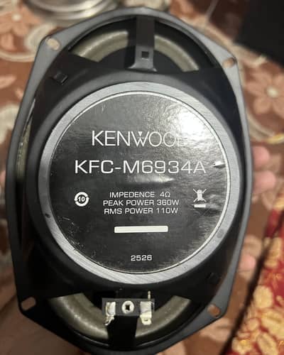 Kenwood Car Speakers with wooden box