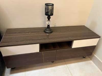 Dark Brown Wooden Console