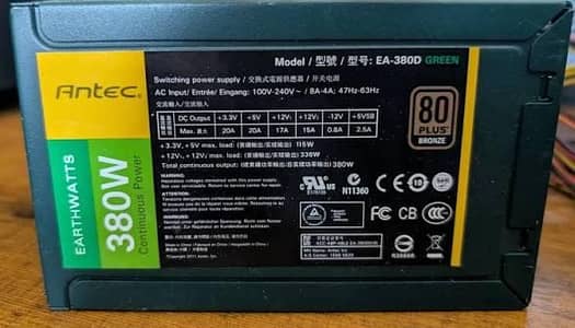 Antec EarthWatts Green EA-380D Green 380W