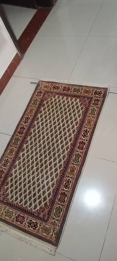4 by 2 handmade heavy thick wall hanging rug can be used as floor rug