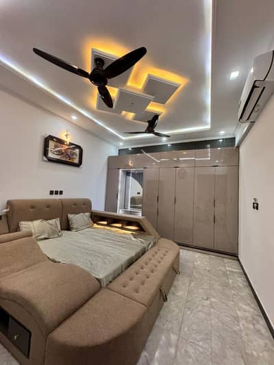 smart bed with puffy and easy chair ,draws