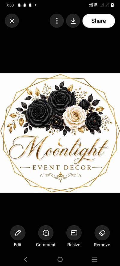 Moonlight Event Decor