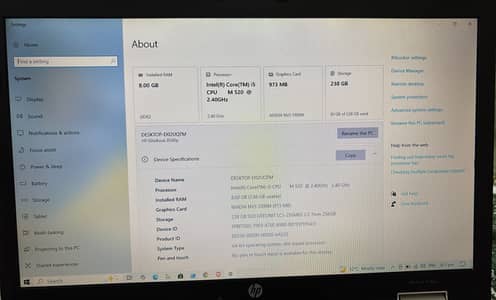 HP laptop