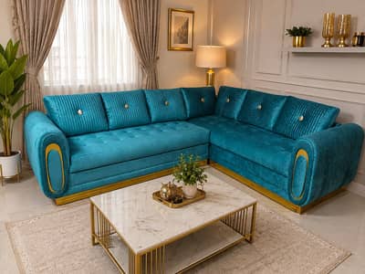 Brand New Stylish L Shaped Sofa Set for Sale