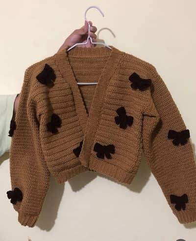 Handmade crochet cardigan