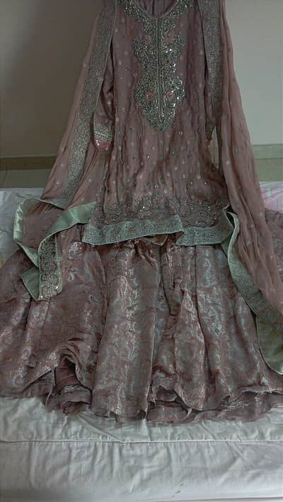 sharara design heavy handmade working