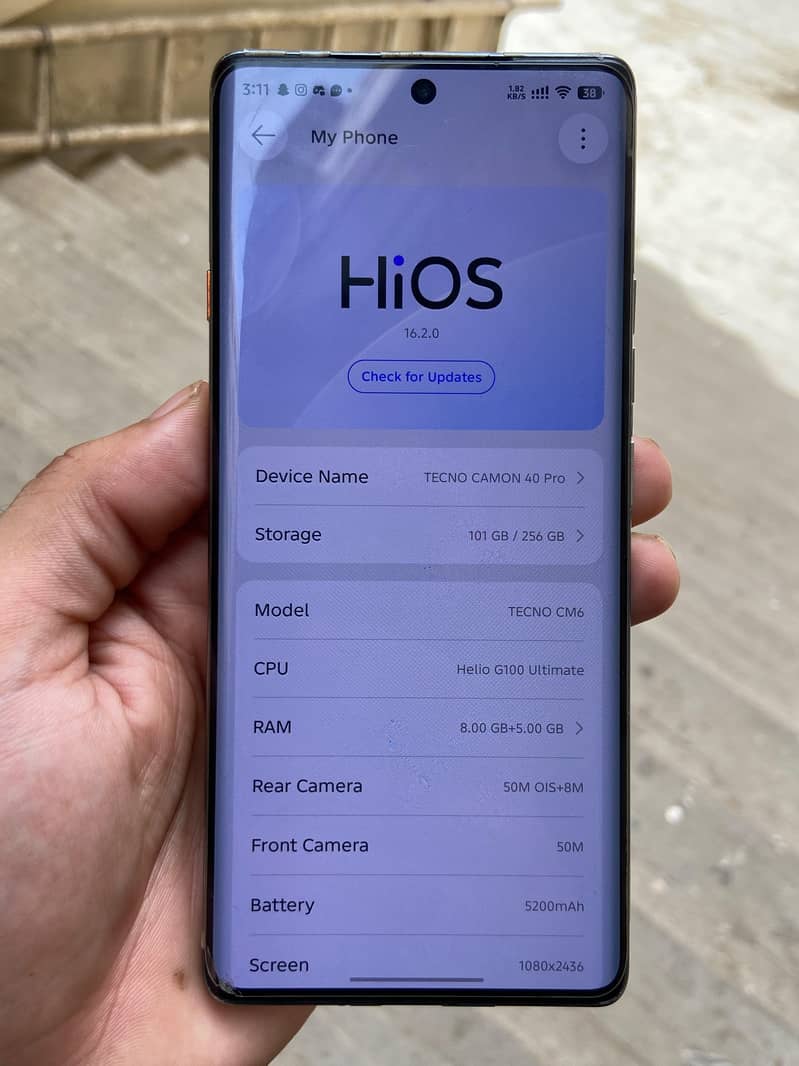Tecno CAMON 40 Pro 6