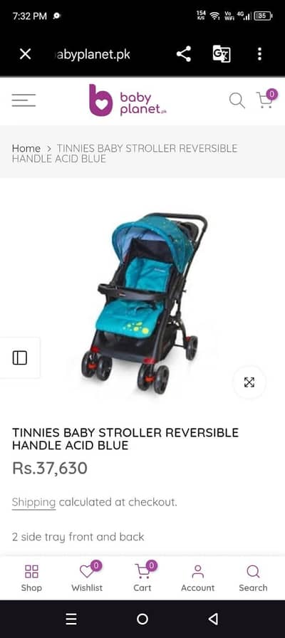 imported tinnies pram stroller excellent condition
