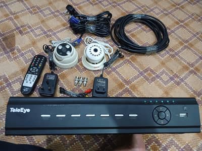 DVR teleEys with 2 camera and compete accessories
