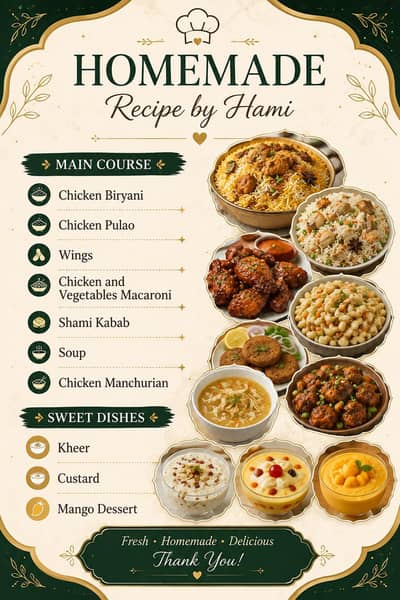 Homemade recipe