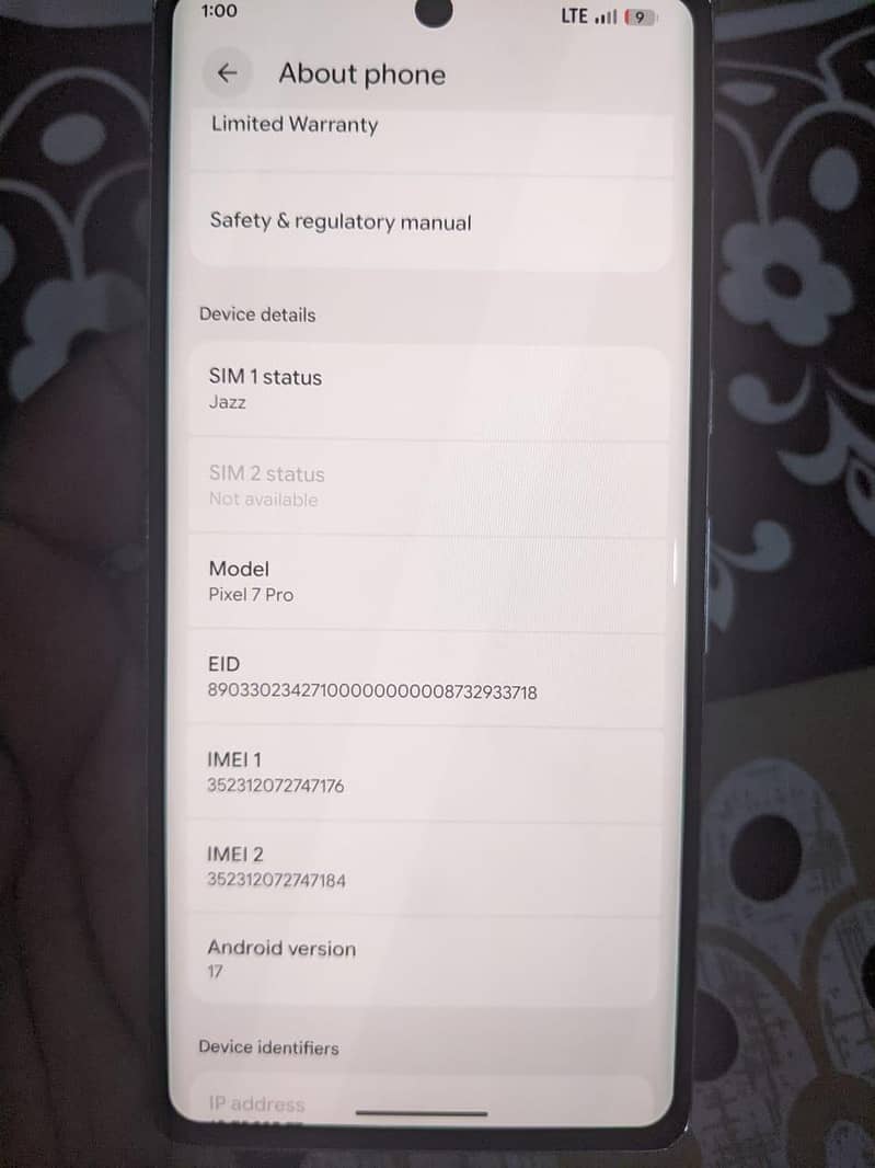 Google Pixel 7 Pro 3