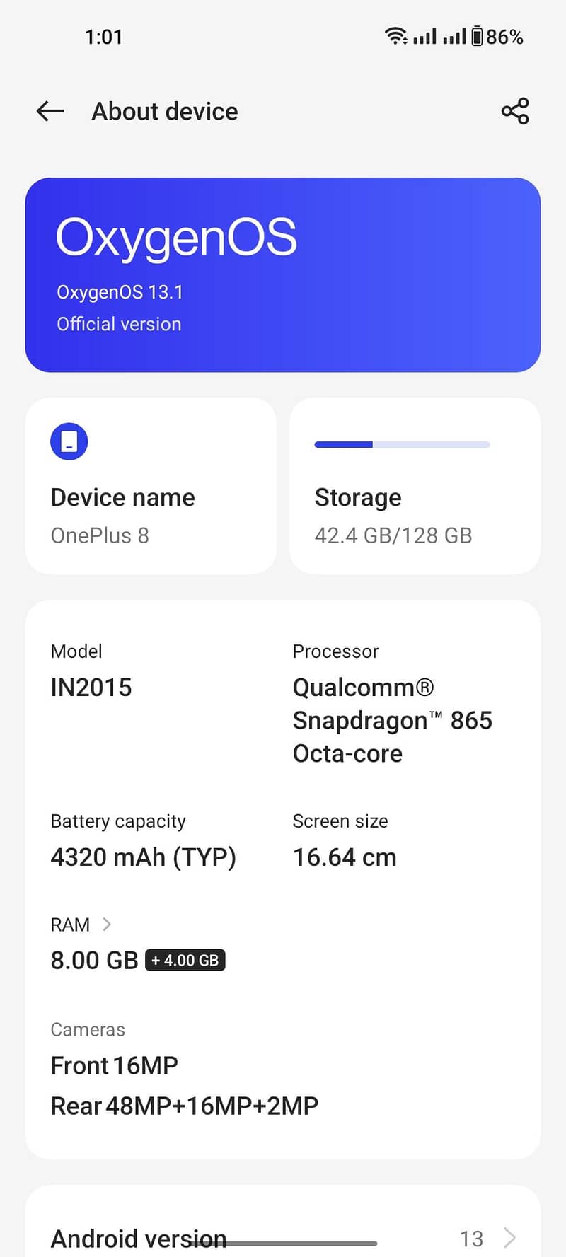 One Plus 8 1
