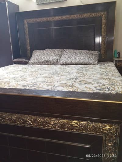 double designed bed