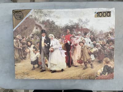 Falcon Deluxe 1000-Piece Jigsaw Puzzle | Vintage Wedding Scene