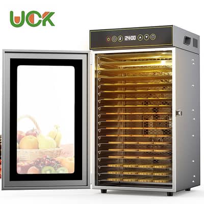 UCK 18 Trays Stainless Steel Food Dehydrator – 800W Digital | 30–90°C