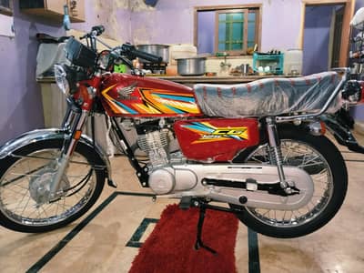 Honda CG 125 2026 5 month brand new bike kilometer 50 only