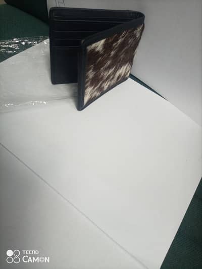Leather wallet | pure leather | goat hair wallet