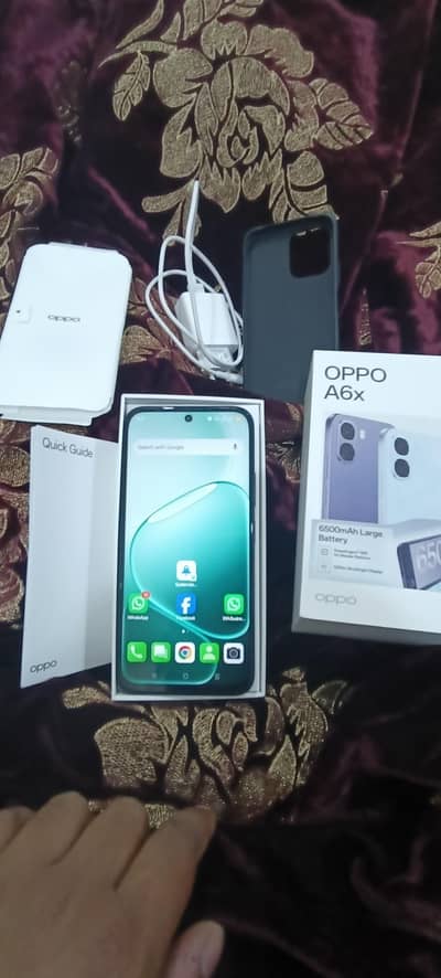 Oppo A6x 4GB Ram 64GB Storage In New Condition In Warranty