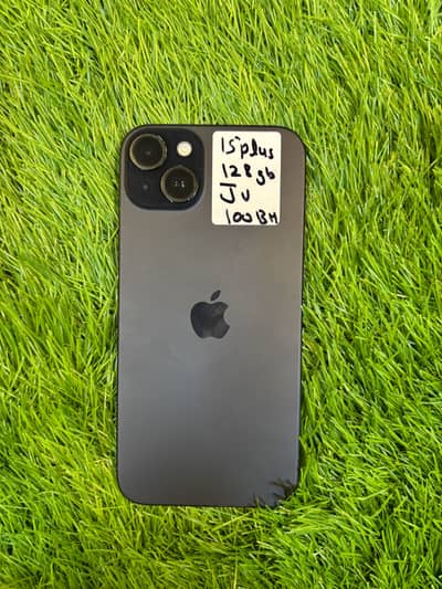 Apple iPhone 15 plus (jv) 128gb 100% (0 cycle count )