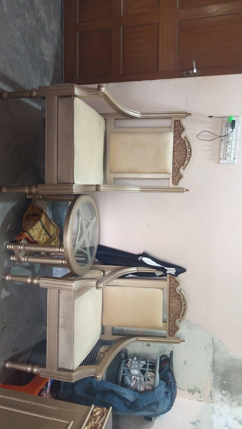 2 chairs & one table 0