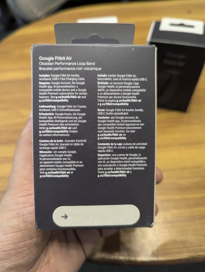 google Fitbit air 3