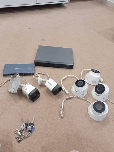 Hikvision 6 Camera 2MP IP CCTV Complete System | NVR + 500GB HDD + Po