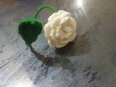 Handmade Crochet Gajra Beautiful & Unique