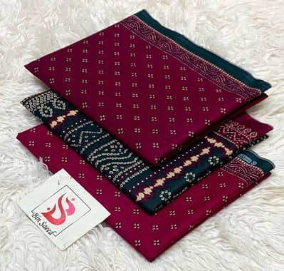 Bin Saeed Lawn 2 piece Unstitched Suit