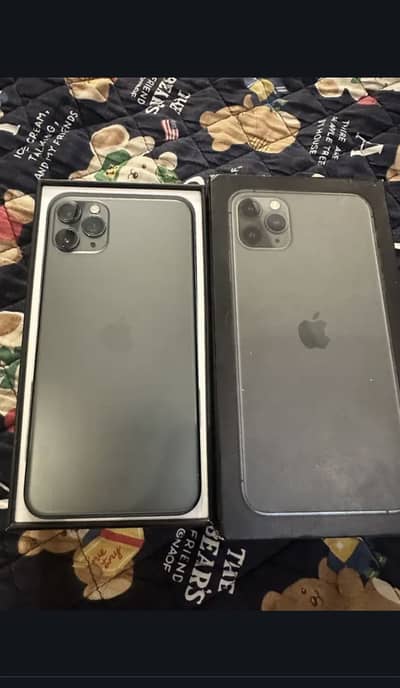 Iphone 11 pro max 256gb pta aproved dual sim box cable