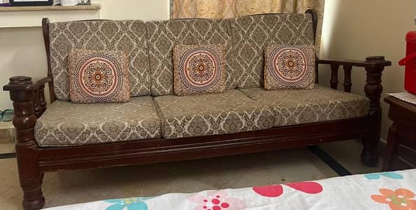 Wooden Sofa set