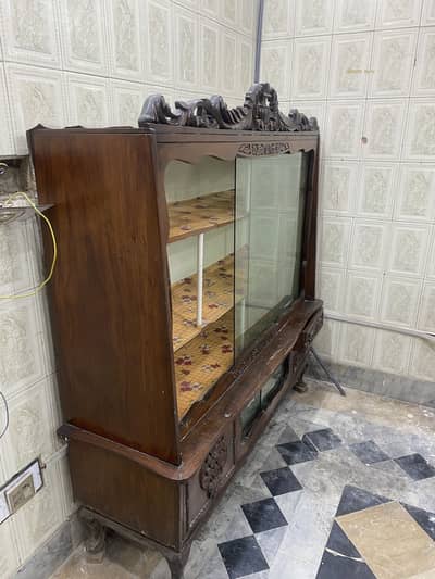 Showcase original wood