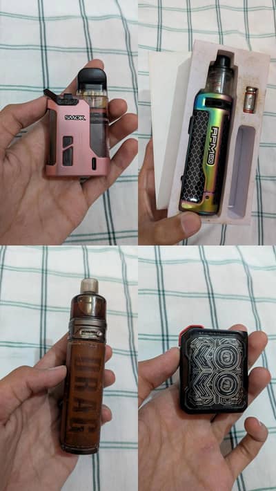 smok rpm 100vape,,drag s vape ,gk2,vthru,ak3,smok propod