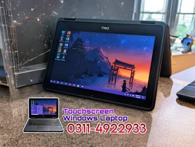 Dell Windows Touch 360 2 in 1 Laptop | Type C Charger | Upto 5 Hours