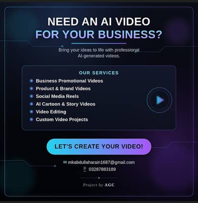 Need an AI Video? 