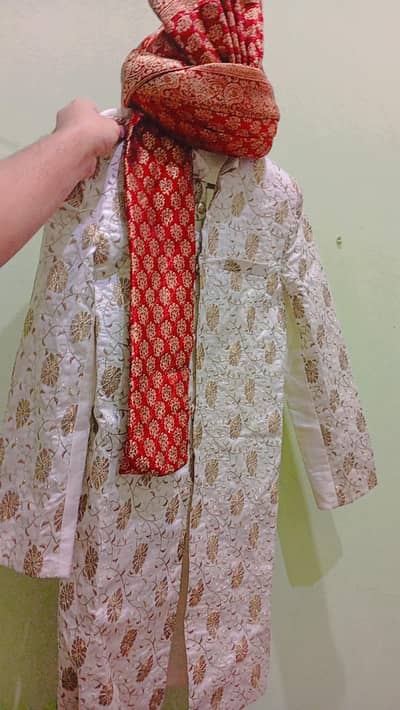 Embroidered groom sherwani  (urjent sale)