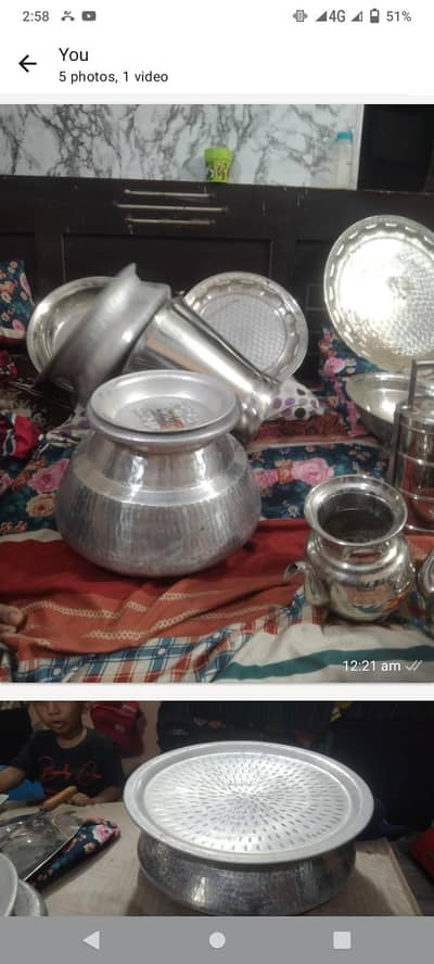 steel crockery sat