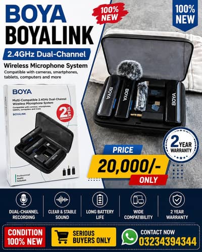 Boya Link 1 Professional Mic