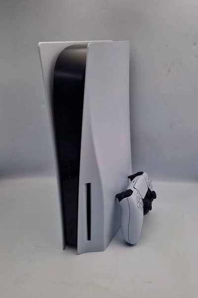 PS5 slim Disc Edition with 2 Controllers and Complete Box