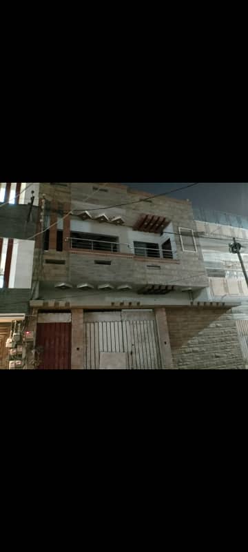 North Karachi vvip sector 10 120 Gaz new barnd G+1 west oppin house