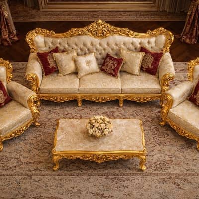 Beautiful Modern 5-seater sofa set for sale