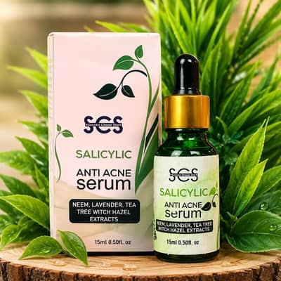 SCS Anti Acne Serum - Pimples/Dark Spots Remove - COD All Pakistan