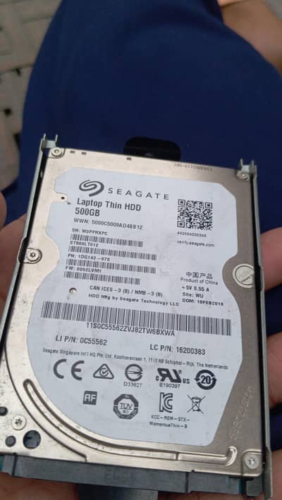 Seagate 500 Gb thin Laptop Hard drive for sale