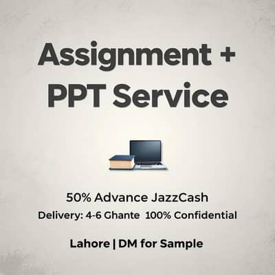 Assignment Writing + PPT Service | 4 Ghante Delivery