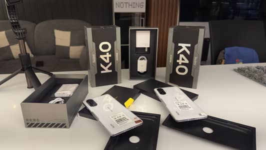 Redmi k40 gaming 5G 12/256GB dual sim approved with genuine box cable