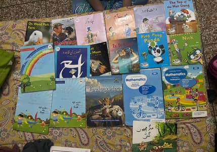 Class kg and class 3 like new books