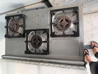 NasGas Stainless Steel Gas Stove with Oven