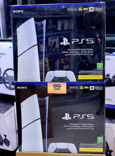 Ps5 Slim Digital Edition / Playstation 5 = Brand New / Box Pack
