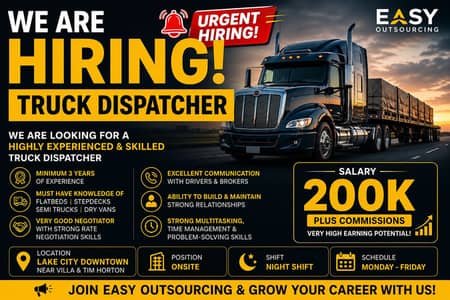 Truck Dispatcher Experienced