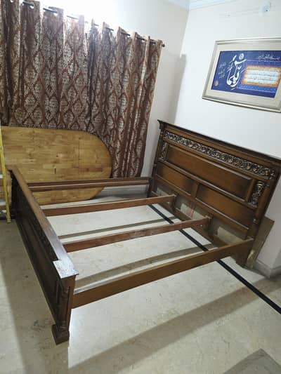 Solid Wooden king bed